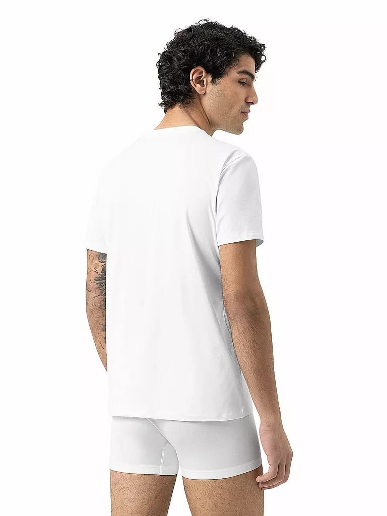 MEY | T-shirt de détente | weiss