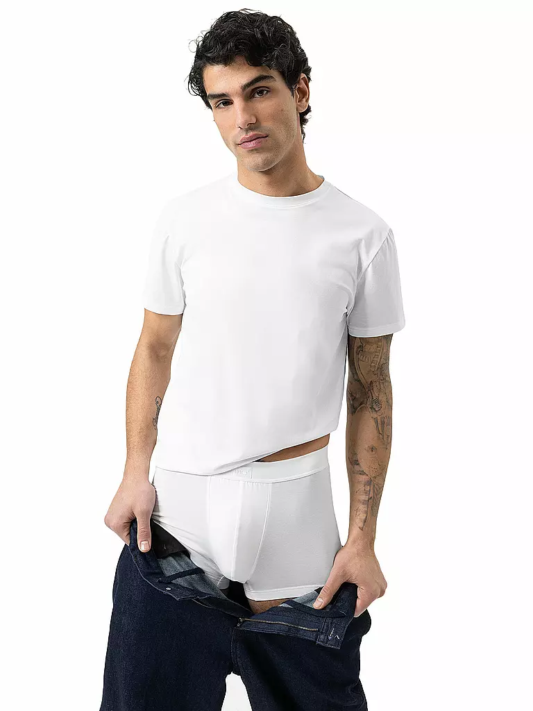 MEY | T-shirt de détente | weiss