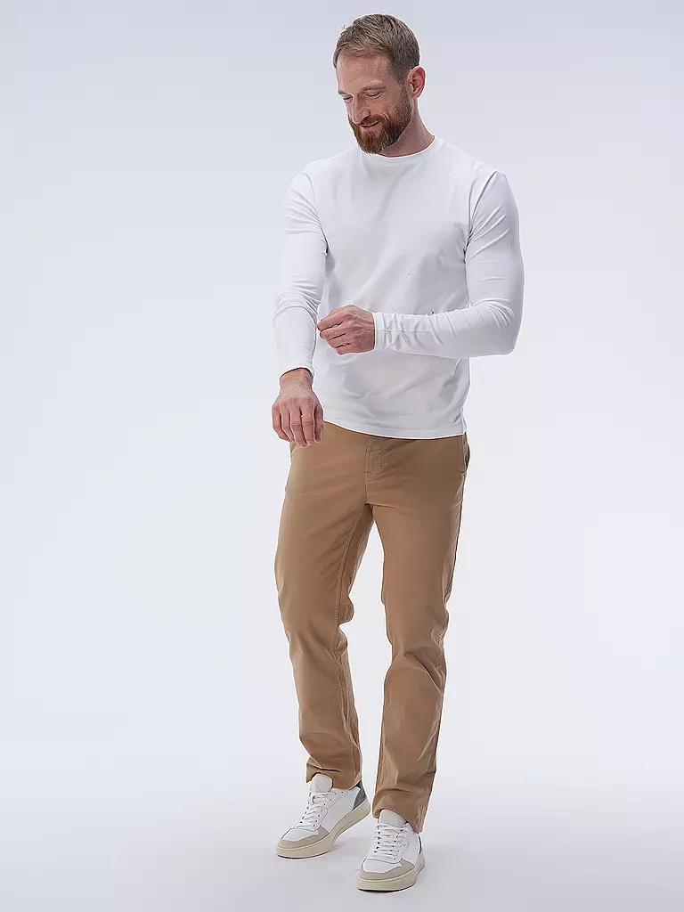 MEY | T-shirt de pyjama à manches longues RELAX blanc | weiss