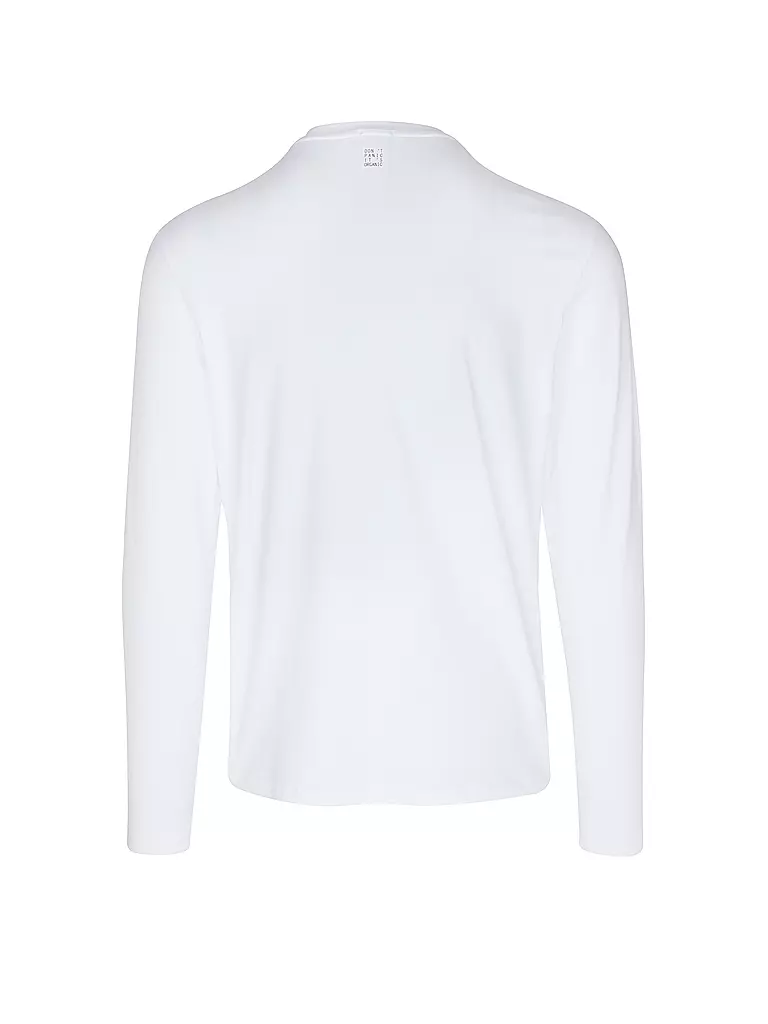 MEY | T-shirt de pyjama à manches longues RELAX blanc | 