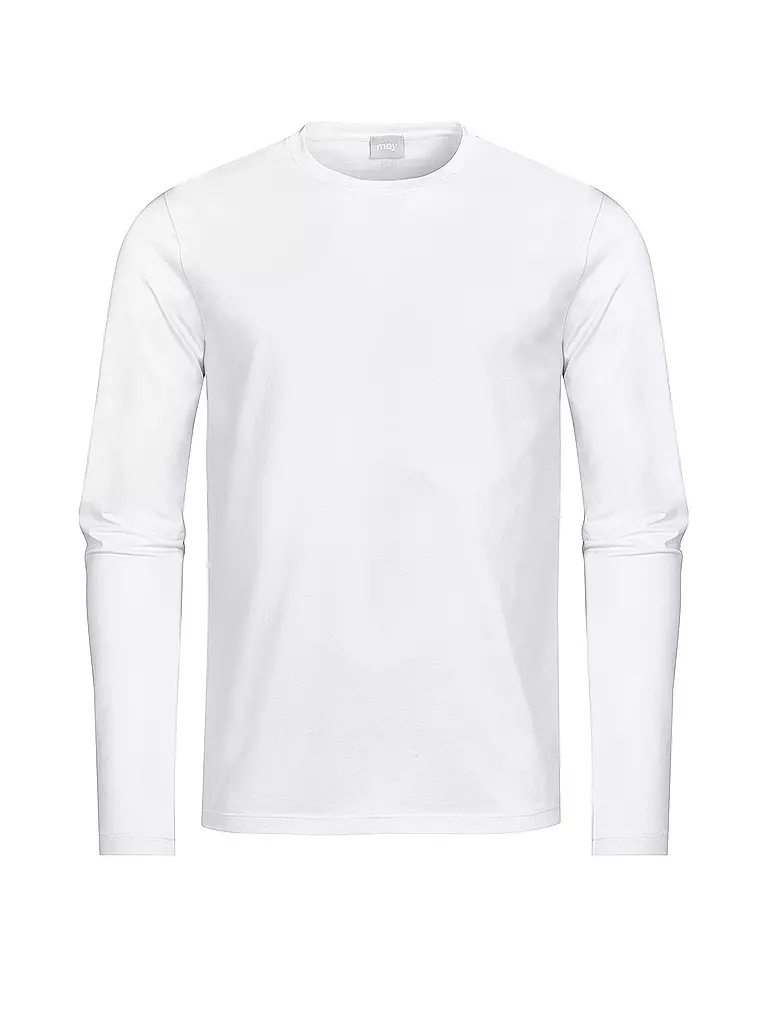 MEY | T-shirt de pyjama à manches longues RELAX blanc | 