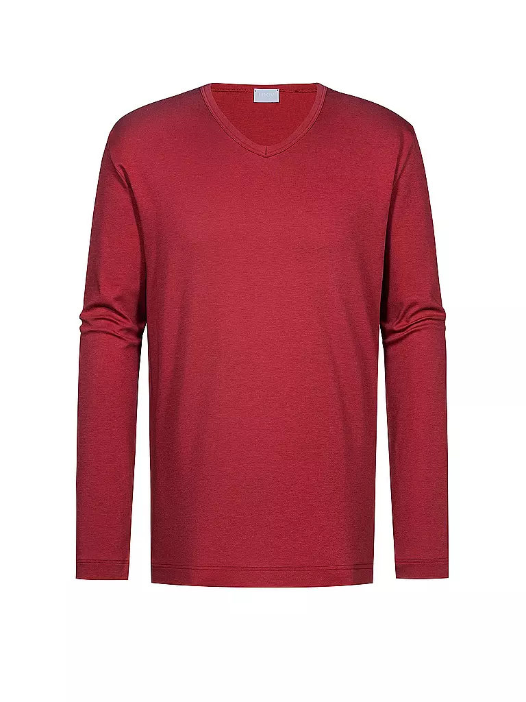 MEY | T-shirt de pyjama à manches longues | Rouge