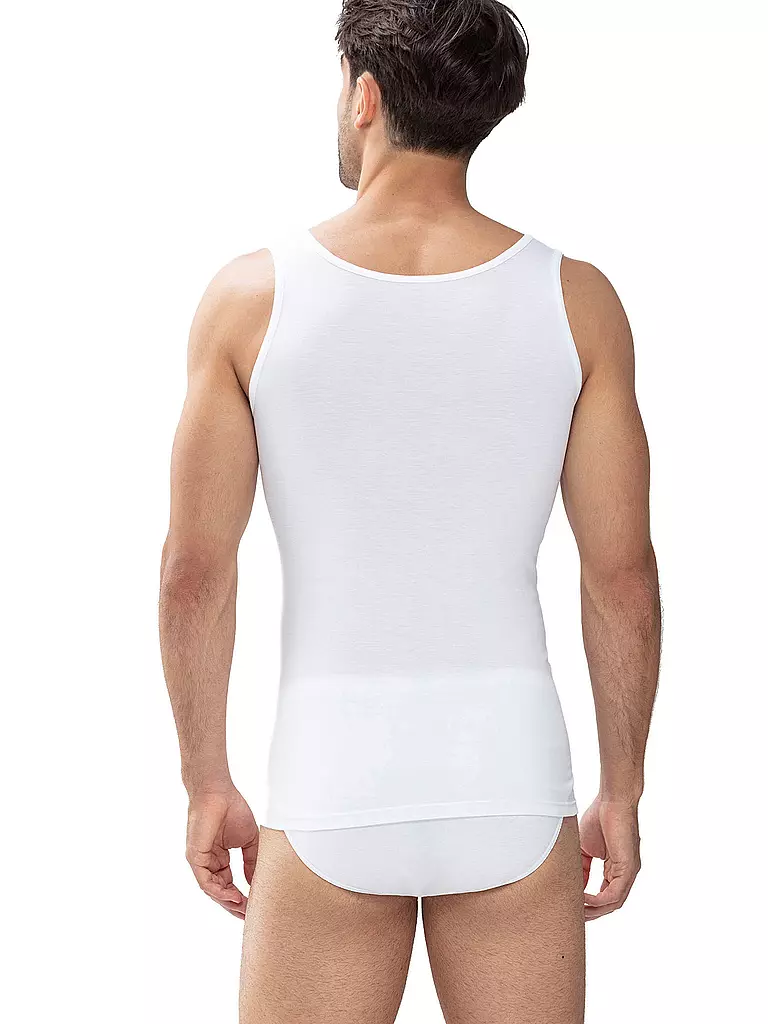 MEY | T-shirt de sport décontracté en coton blanc | 