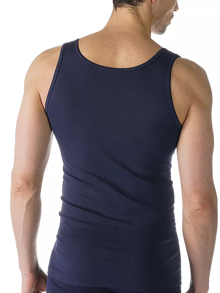 MEY | T-shirt de sport décontracté en coton bleu yacht | 