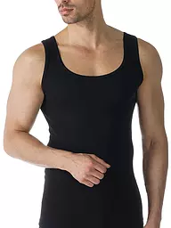 MEY | T-shirt de sport décontracté en coton bleu yacht | Noir
