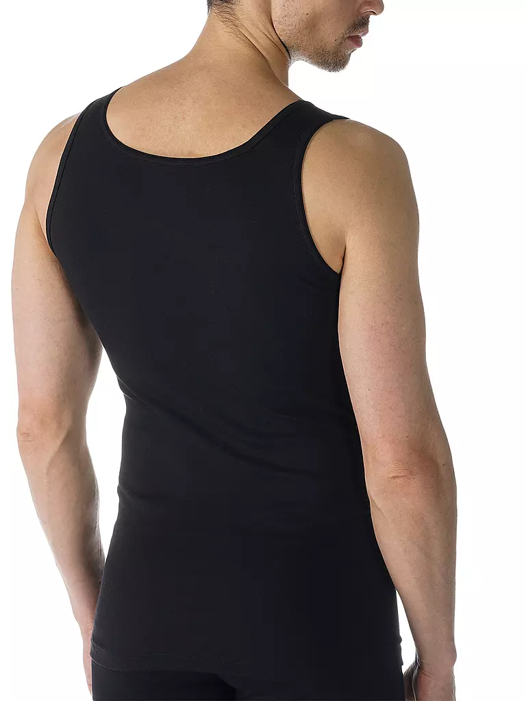 MEY | T-shirt de sport décontracté en coton noir | 