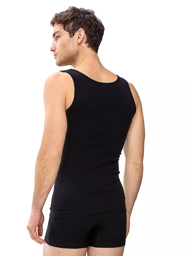 MEY | T-shirt de sport décontracté en coton noir | 