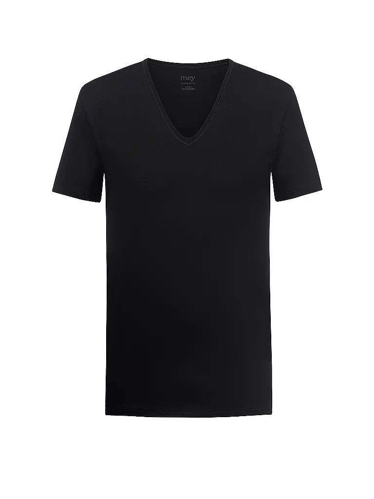 MEY | T-Shirt DRY COTTON noir | schwarz