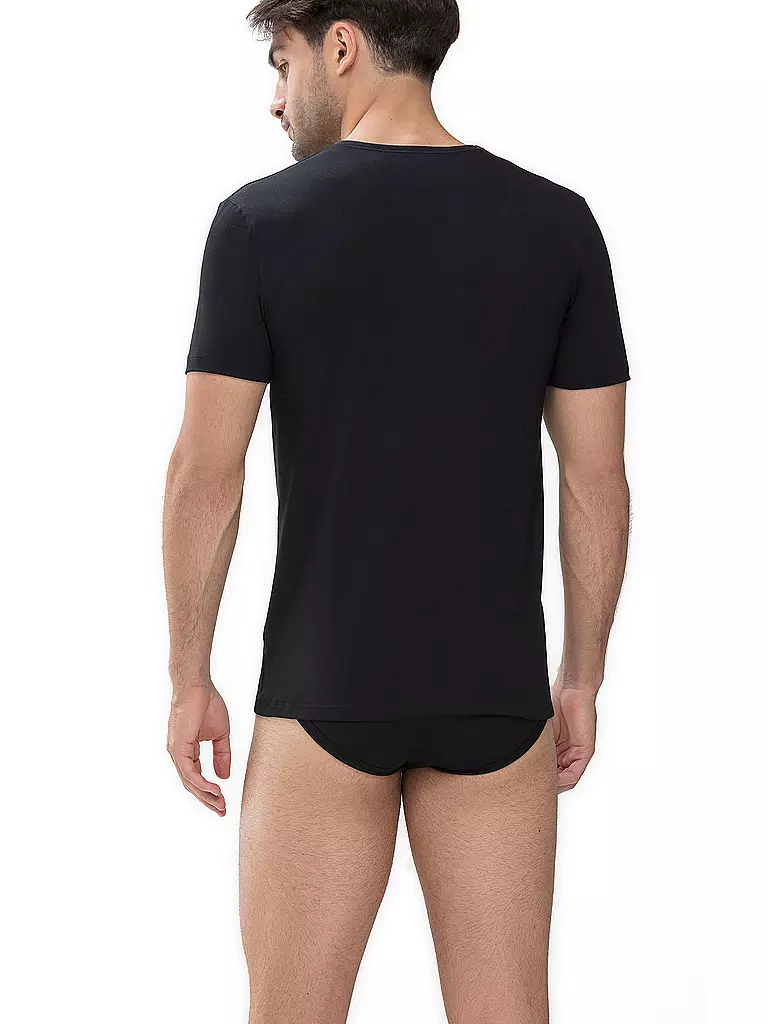 MEY | T-Shirt DRY COTTON noir | 