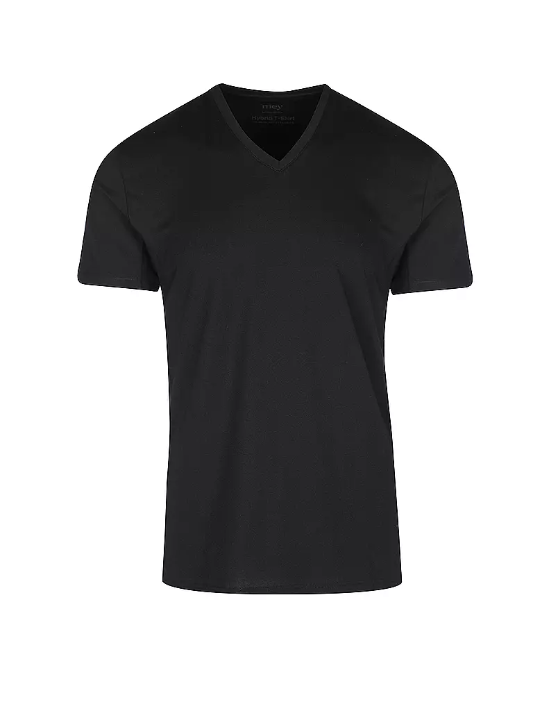 MEY | T-shirt hybride | schwarz