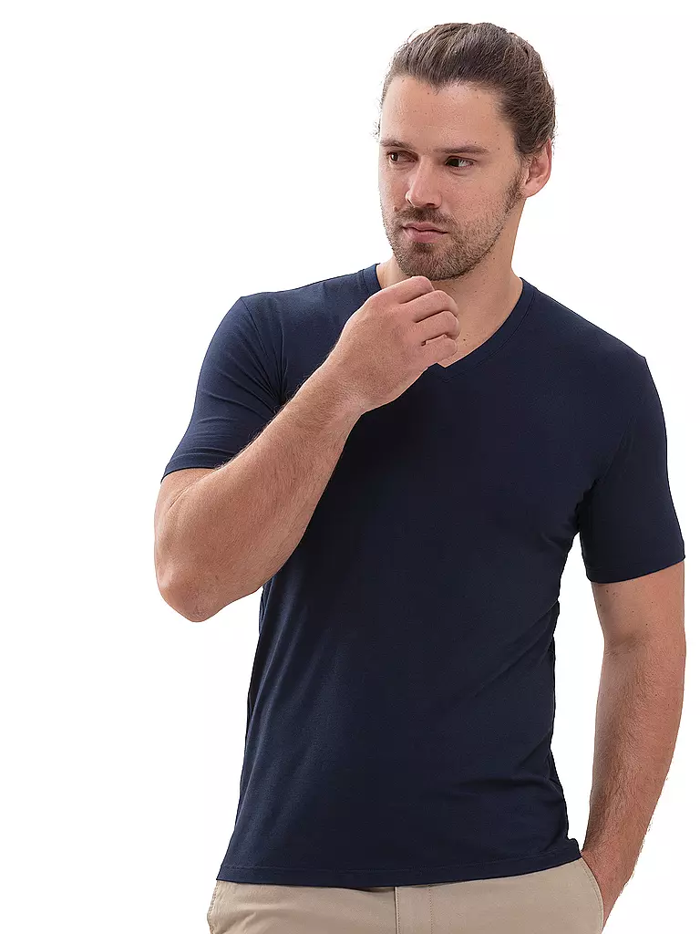 MEY | T-shirt hybride | Bleu