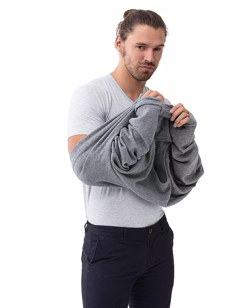 MEY | T-shirt hybride | Gris