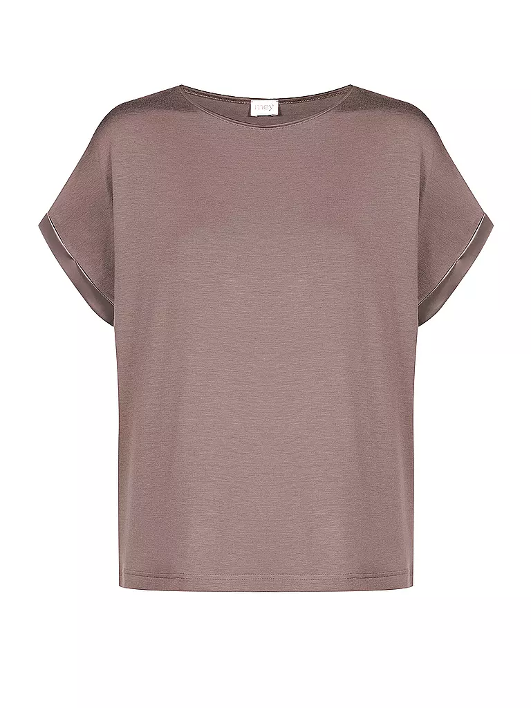 MEY | T-Shirt PURE CHIC café au lait | hellbraun