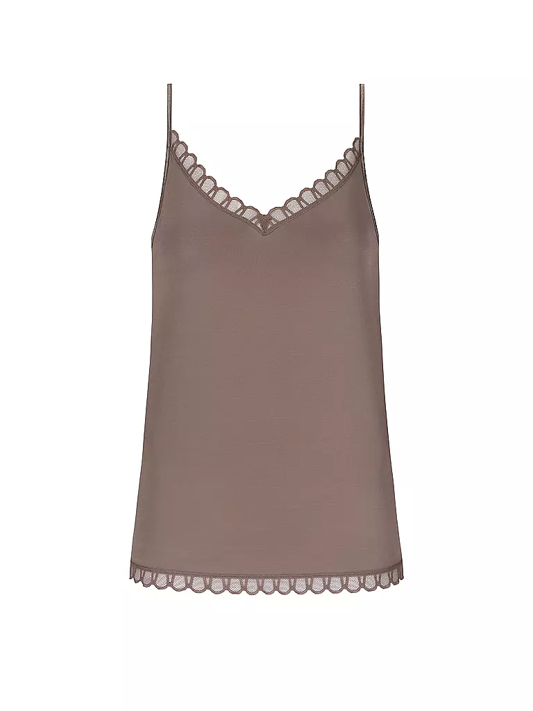 MEY | Top - Camisole POETRY TEMPTATION lait et café | Marron clair