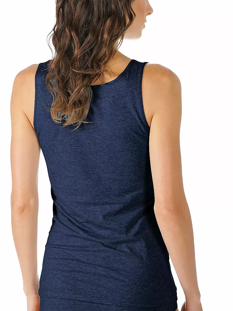 MEY | Top - Débardeur COTTON PURE bleu nuit | blau