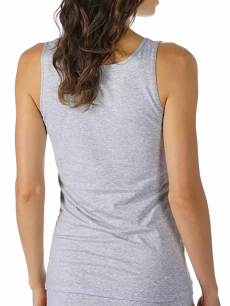 MEY | Top - Débardeur COTTON PURE gris clair chiné | 