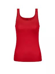 MEY | Top - Débardeur EMOTION blanc | Rouge