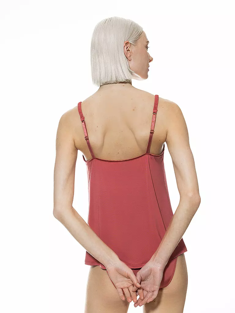 MEY | Top - Débardeur POETRY CLASSY rouge marsala | Orange