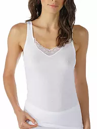 MEY | Top avec dentelle (Blanc) | Blanc