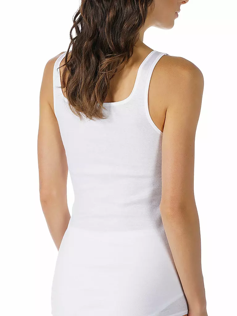 MEY | Top avec dentelle (Blanc) | Blanc