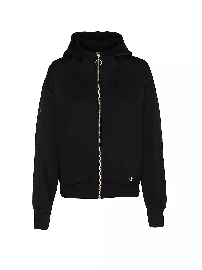 MEY | Veste de survêtement lounge coupe oversize | schwarz
