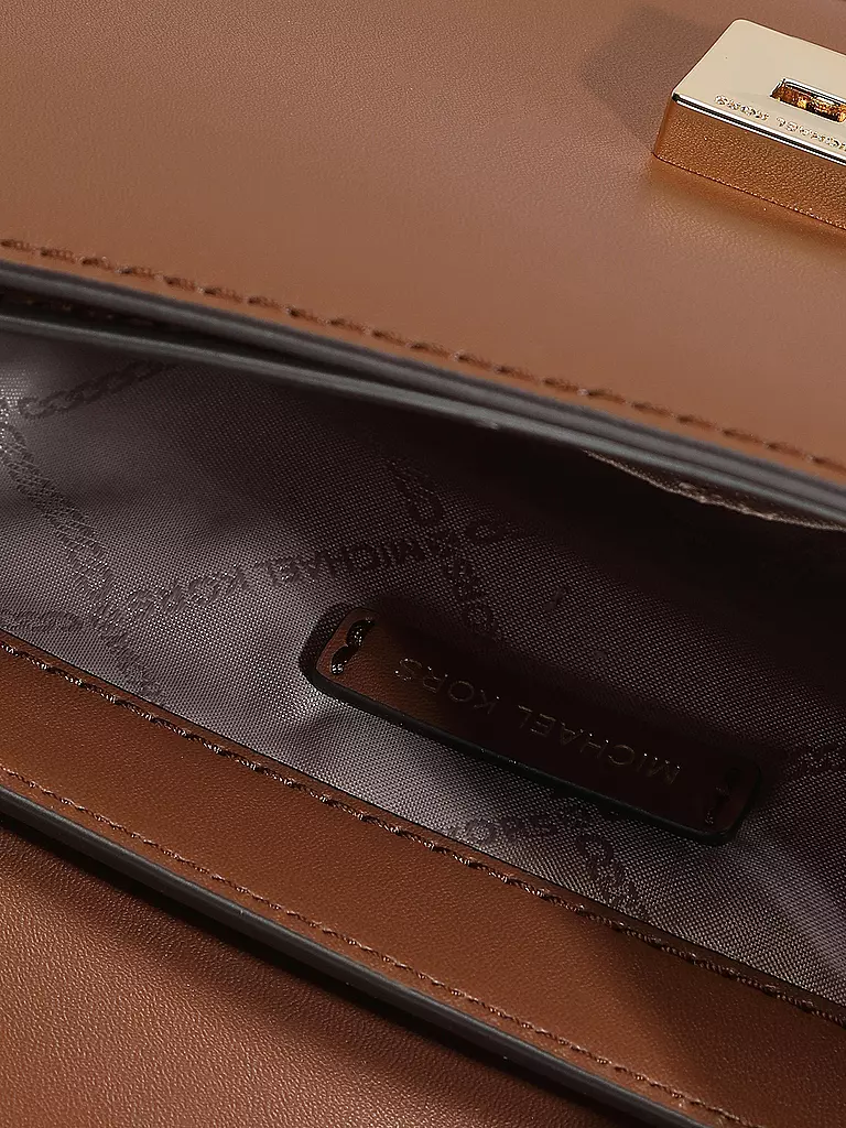 MICHAEL KORS | Ledertasche - Henkeltasche DELANCY | Camel