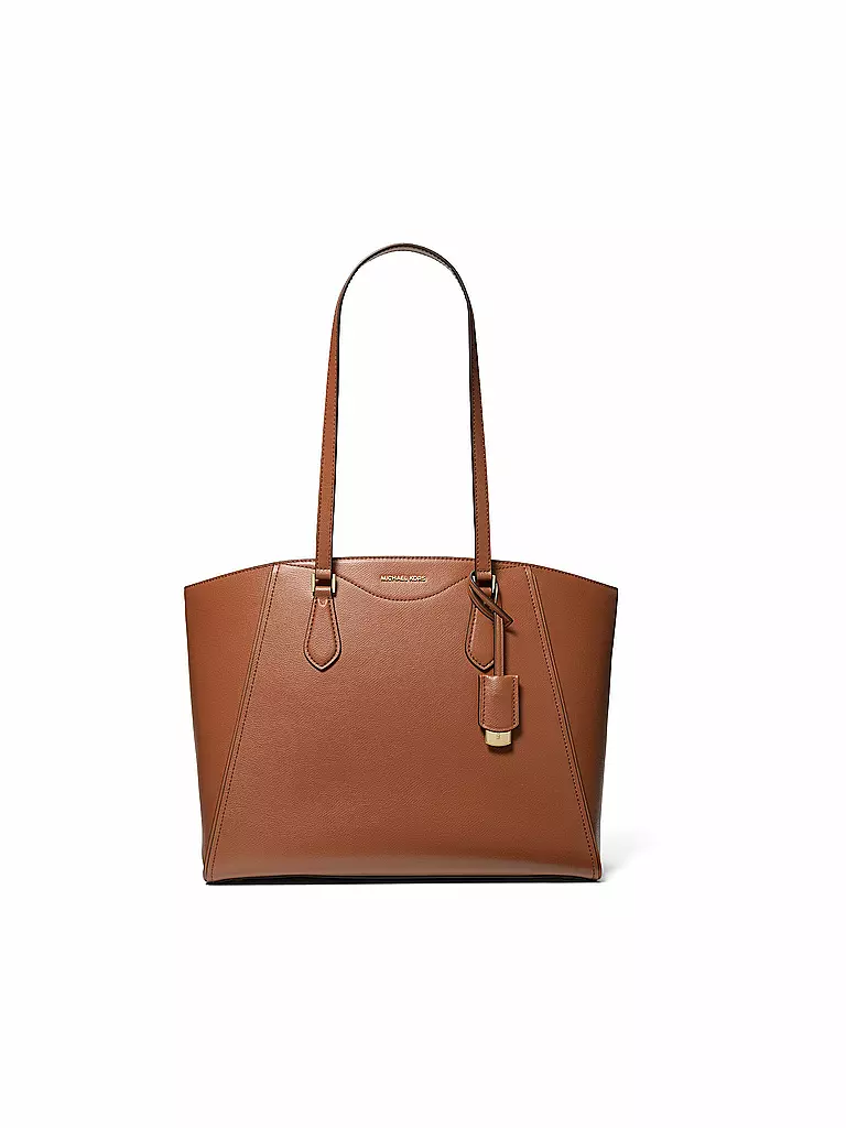 MICHAEL KORS | Ledertasche - Shopper TARYN  Large | Marron