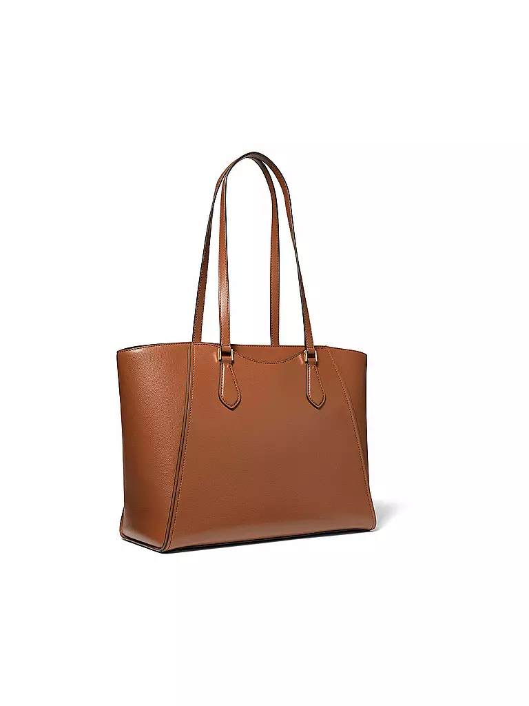 MICHAEL KORS | Ledertasche - Shopper TARYN  Large | Marron