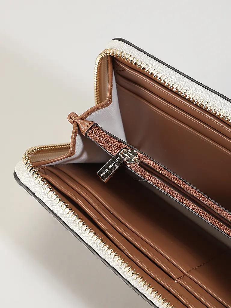 MICHAEL KORS | Portefeuille JET SET Large | Crème