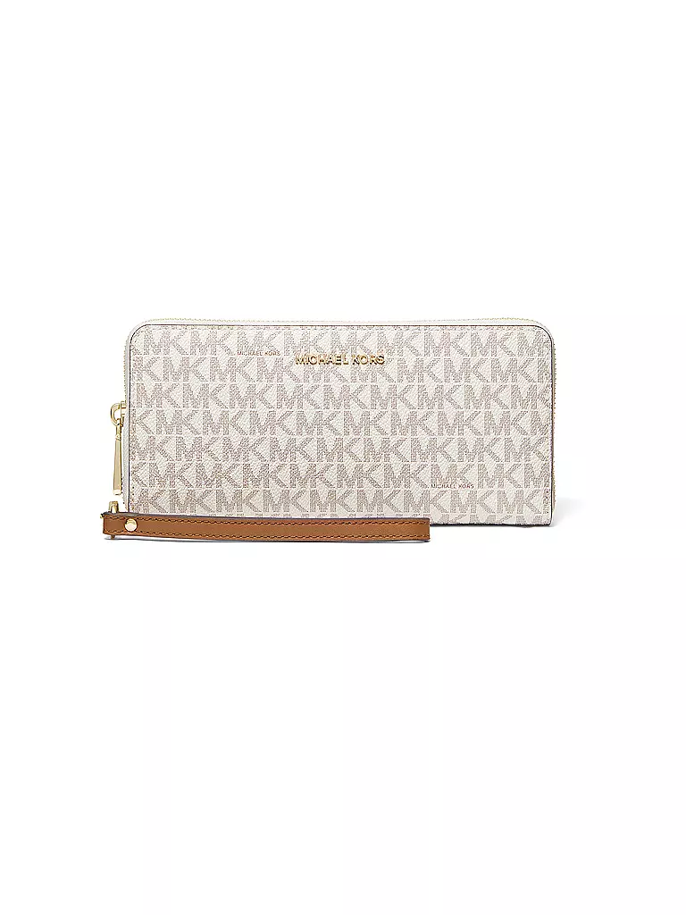 MICHAEL KORS | Portefeuille JET SET TRAVEL | Crème