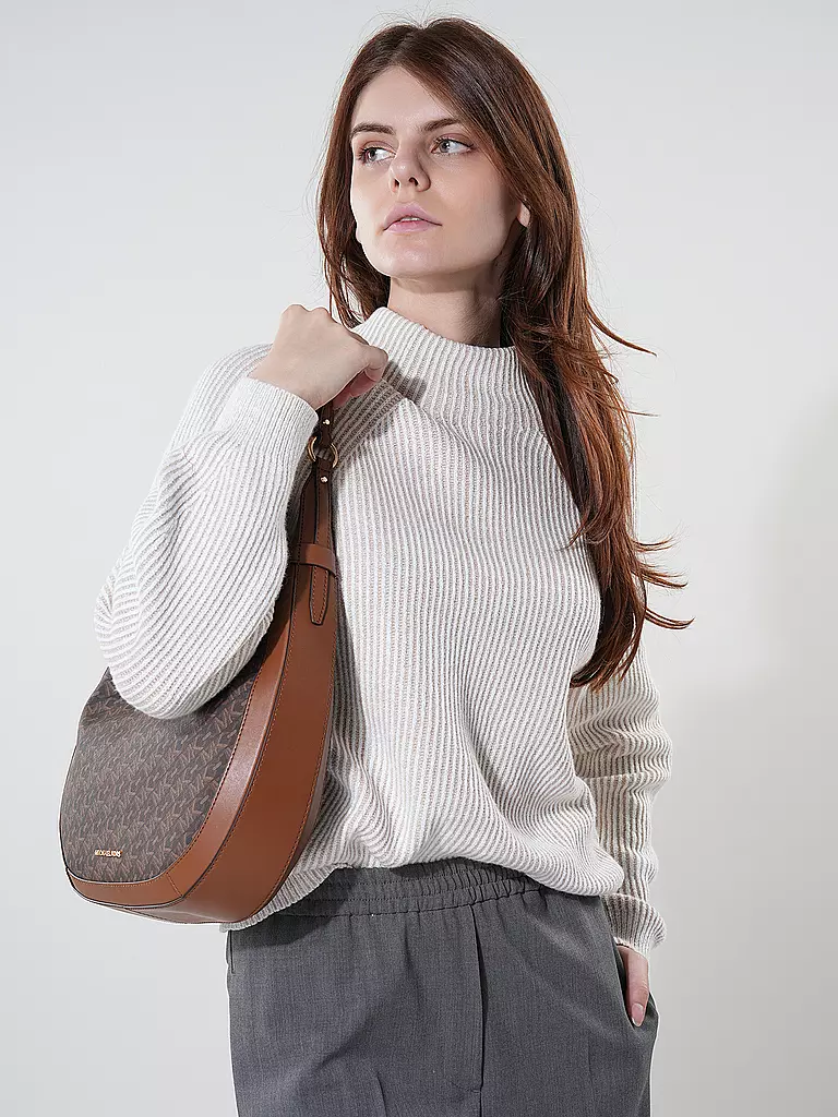 MICHAEL KORS | Sac - Hobo PRESTON Large | braun