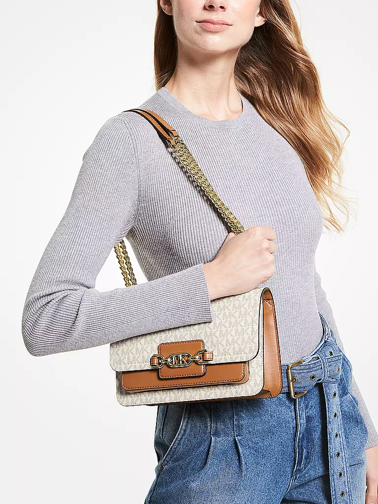MICHAEL KORS | Sac - Sac bandoulière HEATHER Large | creme