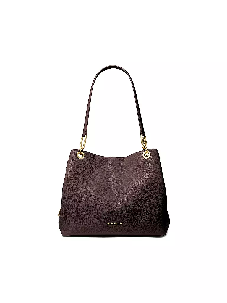 MICHAEL KORS | Sac en cuir - Sac bandoulière KENSINGTON Large | braun