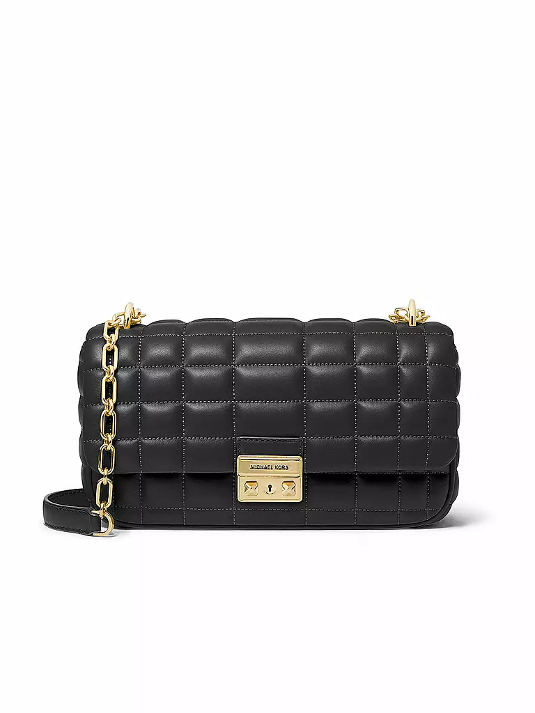 MICHAEL KORS | Sac en cuir - Sac bandoulière TRIBECA Large | Noir