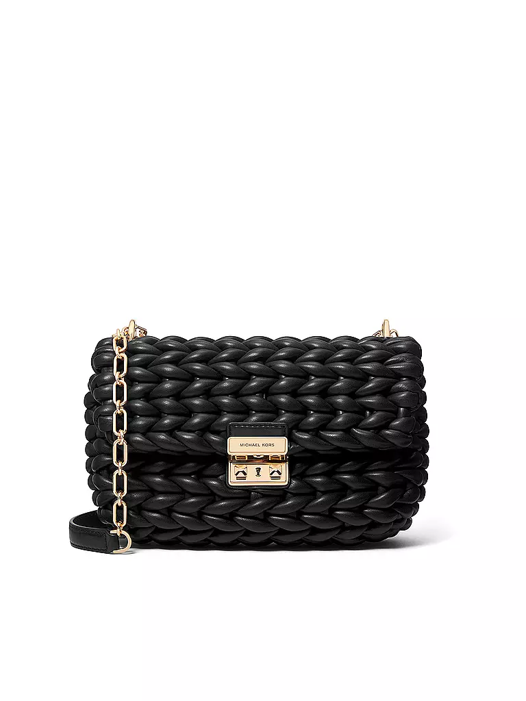 MICHAEL KORS | Sac en cuir - Sac bandoulière TRIBECA | Noir