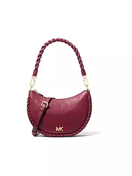 MICHAEL KORS | Sac en cuir - Sac Hobo KYLA Small | Rouge foncé