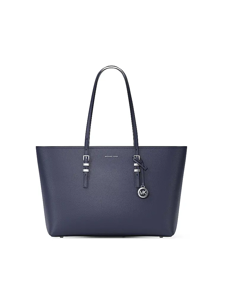 MICHAEL KORS | Sac en cuir - Shopper QUINN Large | Bleu foncé