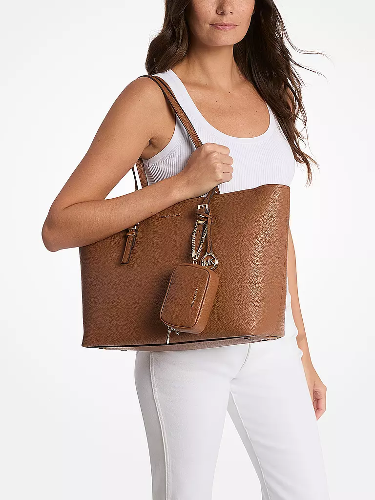MICHAEL KORS | Sac en cuir - Shopper QUINN Large | braun