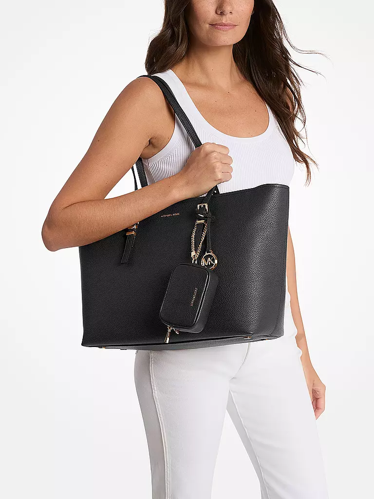 MICHAEL KORS | Sac en cuir - Shopper QUINN Large | schwarz
