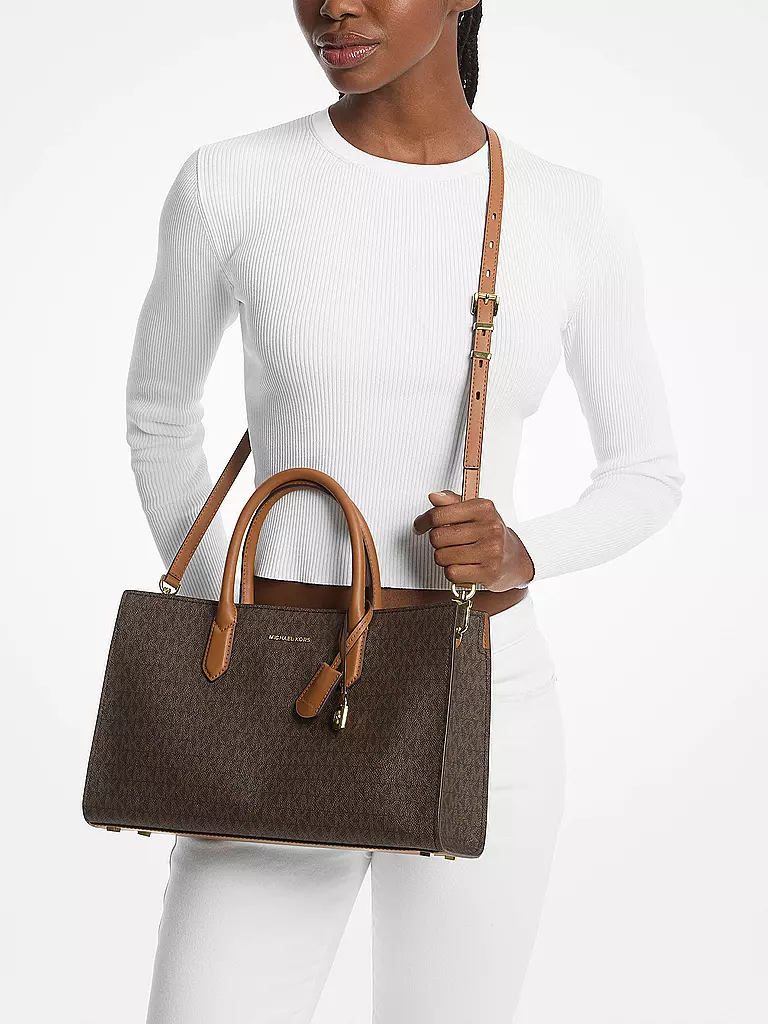 MICHAEL KORS | Tasche - Tote Bag CARLETT Medium | Marron