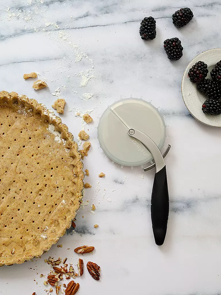 MICROPLANE | Coupe-pizza professionnel noir en acier inoxydable |