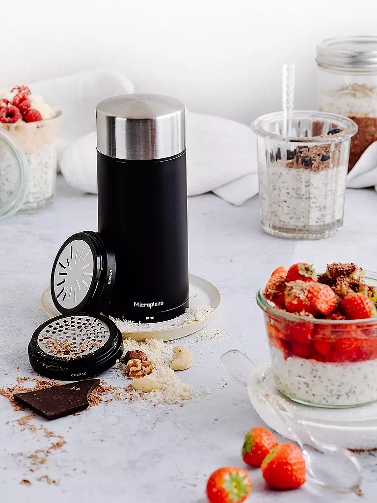 MICROPLANE | Moulin universel 18cm Noir |