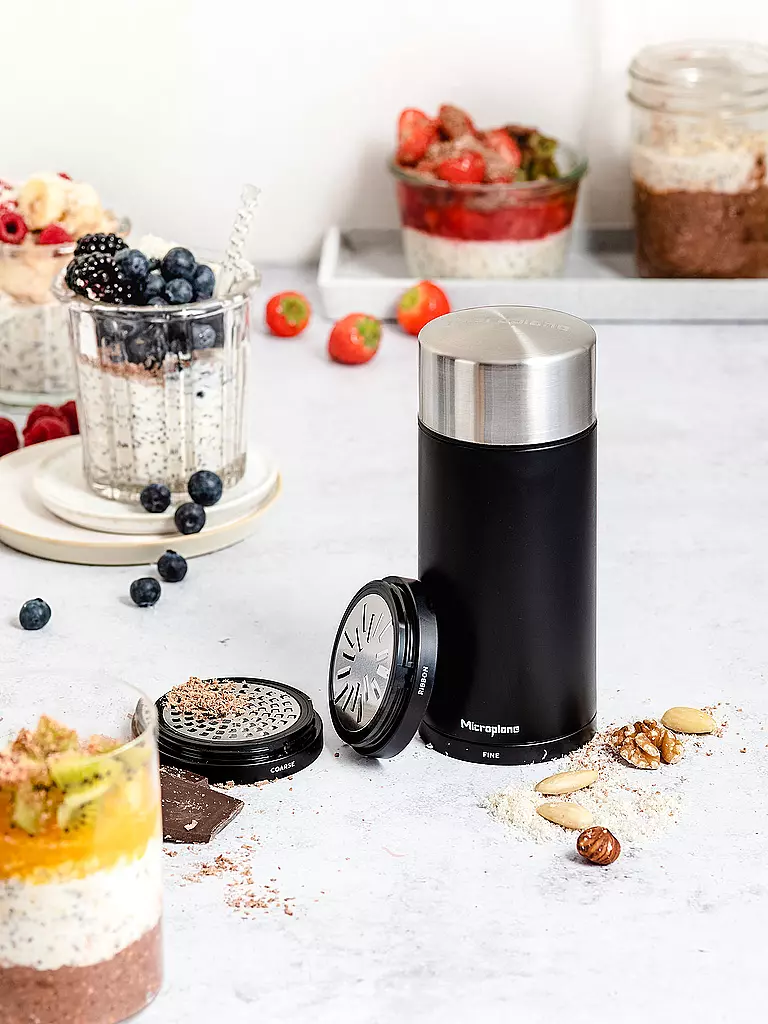 MICROPLANE | Moulin universel 18cm Noir |