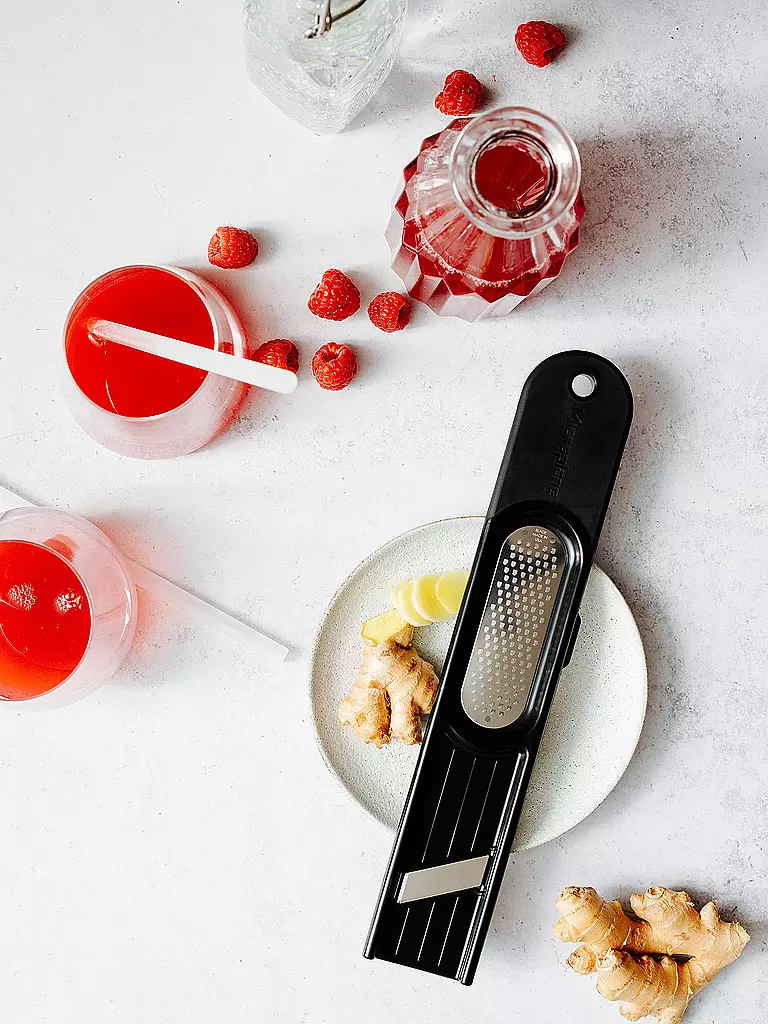 MICROPLANE | Râpe à gingembre 3 en 1 Noir |