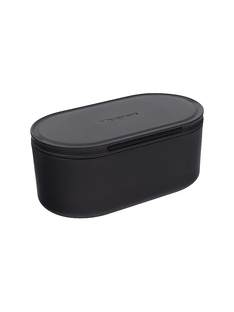 MICROPLANE | Râpe à main avec récipient Anthracite / Noyer | Gris