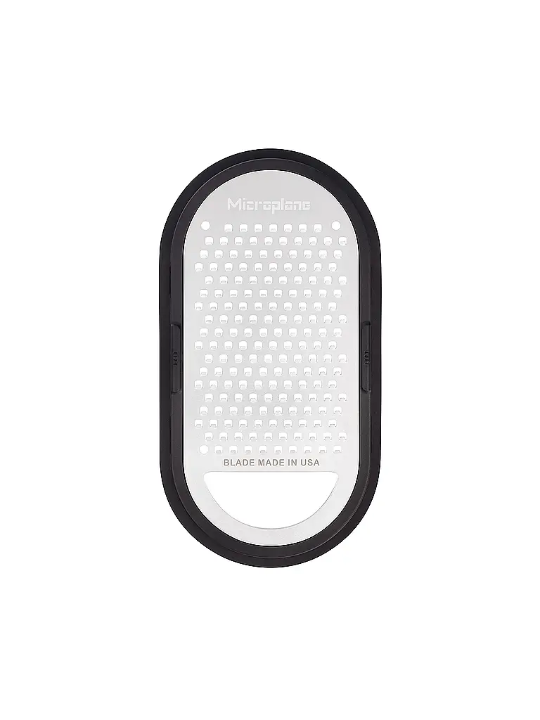 MICROPLANE | Râpe à main avec récipient Anthracite / Noyer | Gris