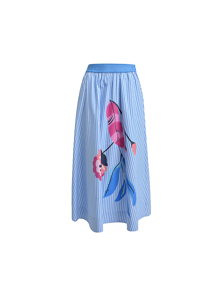 Jupe midi bleu clair 42