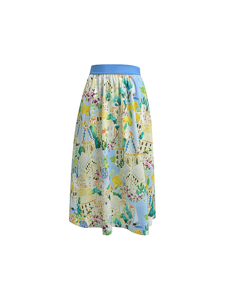 Jupe midi bleu clair 44