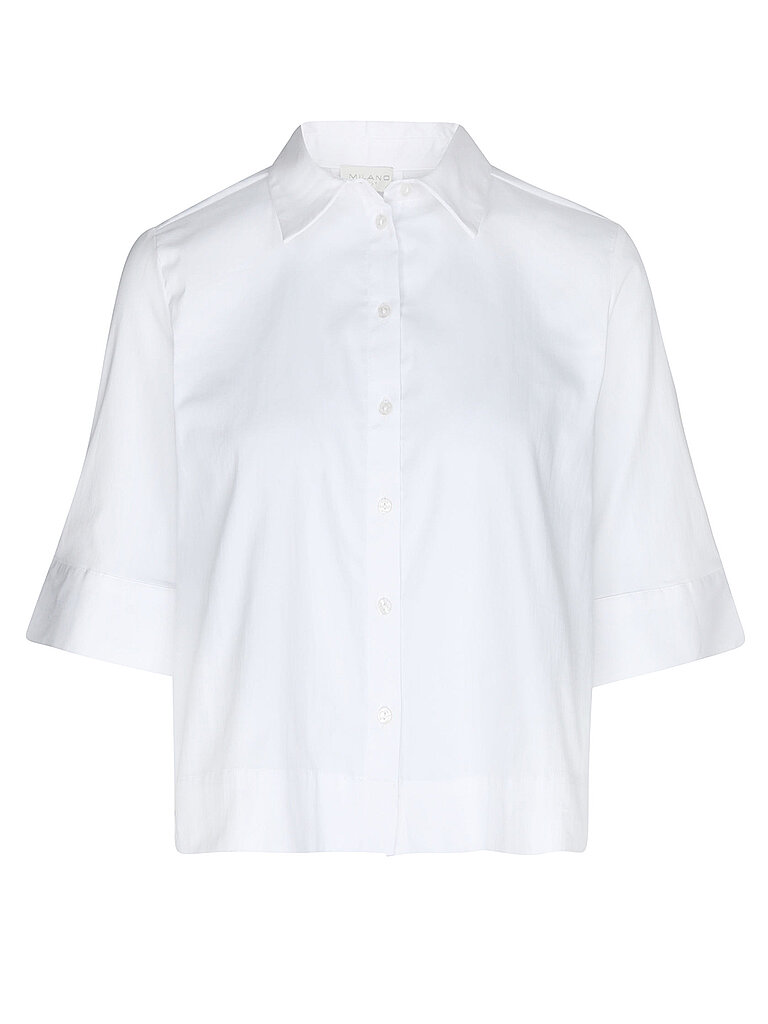 Milano Italy Blusenshirt blanc 46