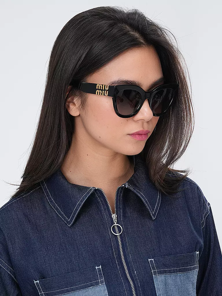 MIU MIU | Sonnenbrille  0MU01YS/51 | Noir